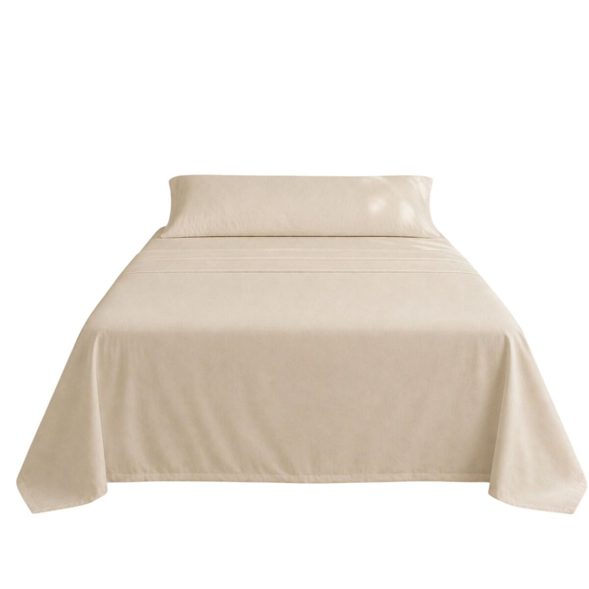 Jogo de lençóis bege cama de 135cm 144 fios donegal collections