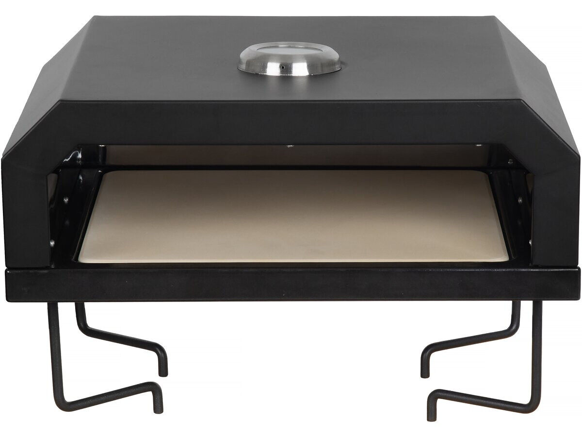 Forno para pizzas para churrasco "pizzello" - 40 x 35 x 28 cm - noir