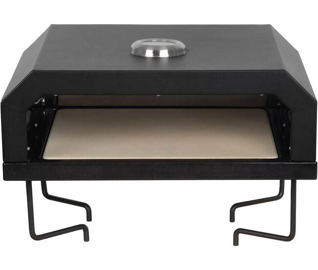 Forno para pizzas para churrasco "pizzello" - 40 x 35 x 28 cm - noir