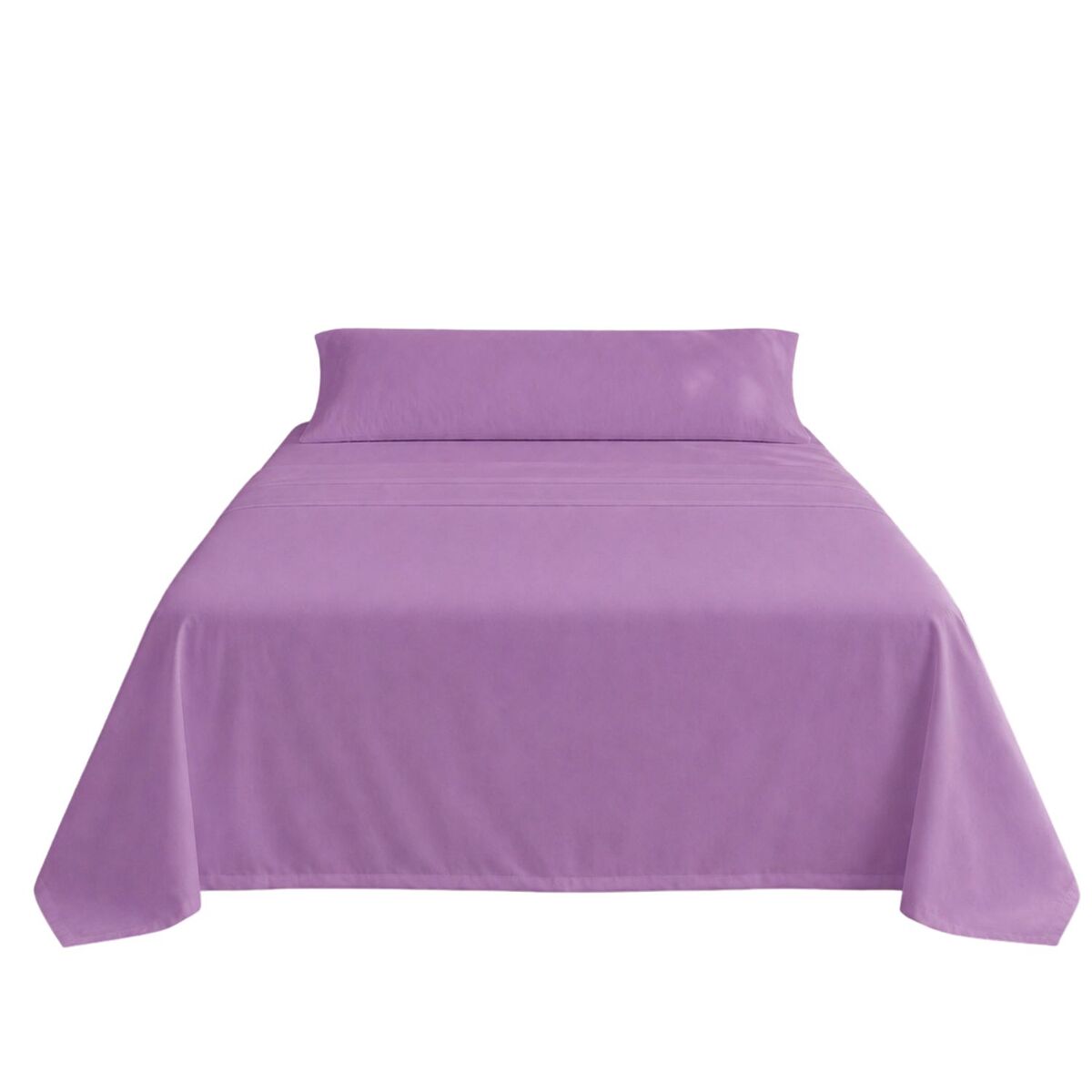 Jogo de lençóis lilás cama de 105cm 144 fios donegal collections