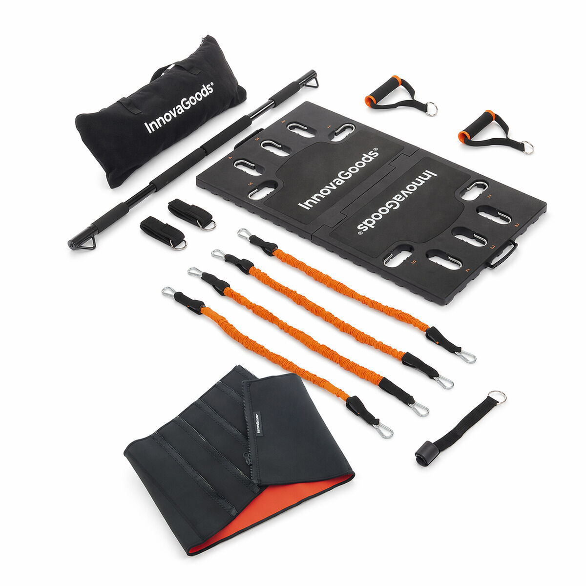 Pack sistema de treino portable e cinta sauna innovagoods