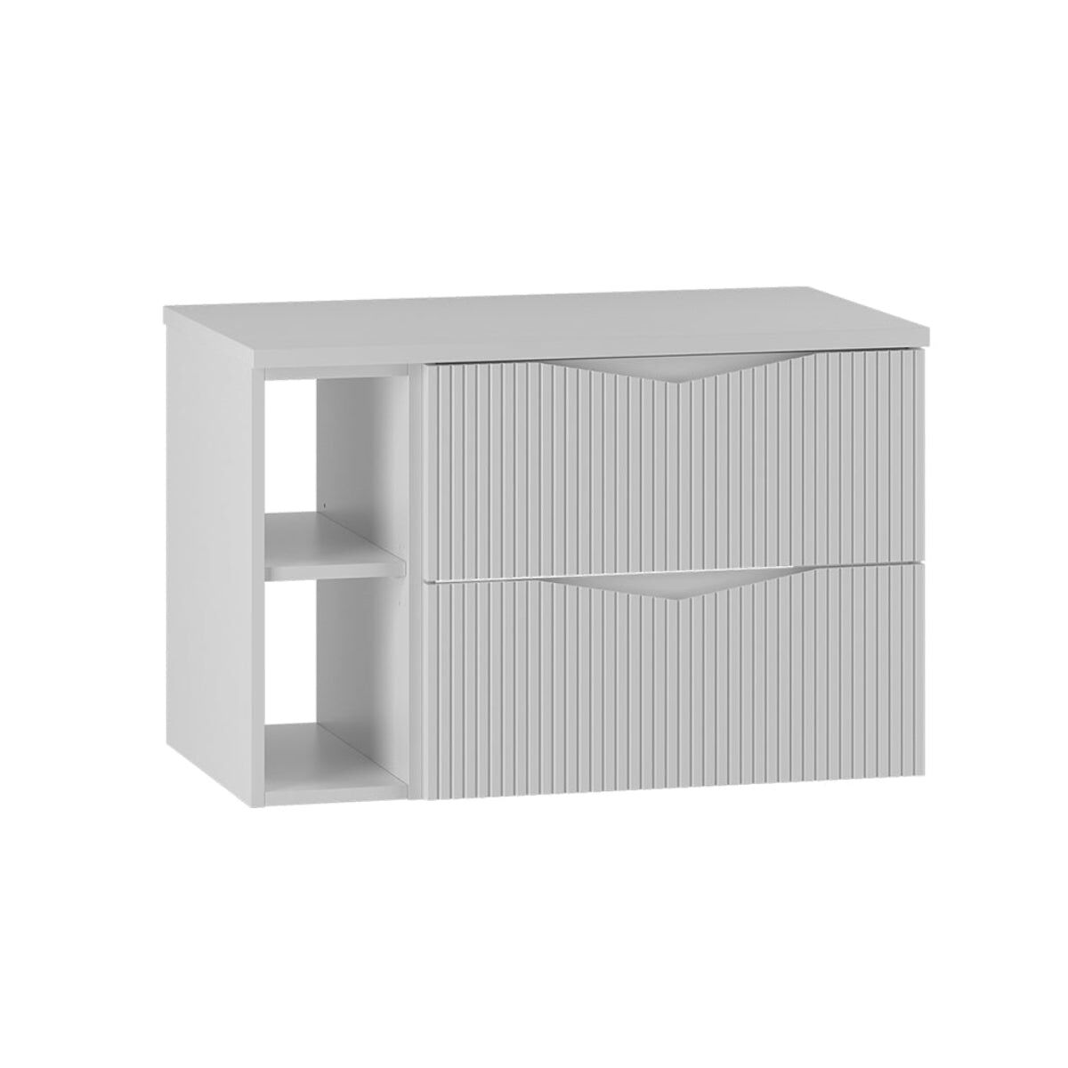 Móvel de toucador tao blanc 2 nichos 80cm