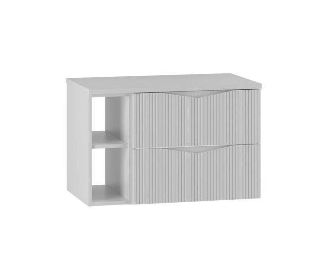 Móvel de toucador tao blanc 2 nichos 80cm
