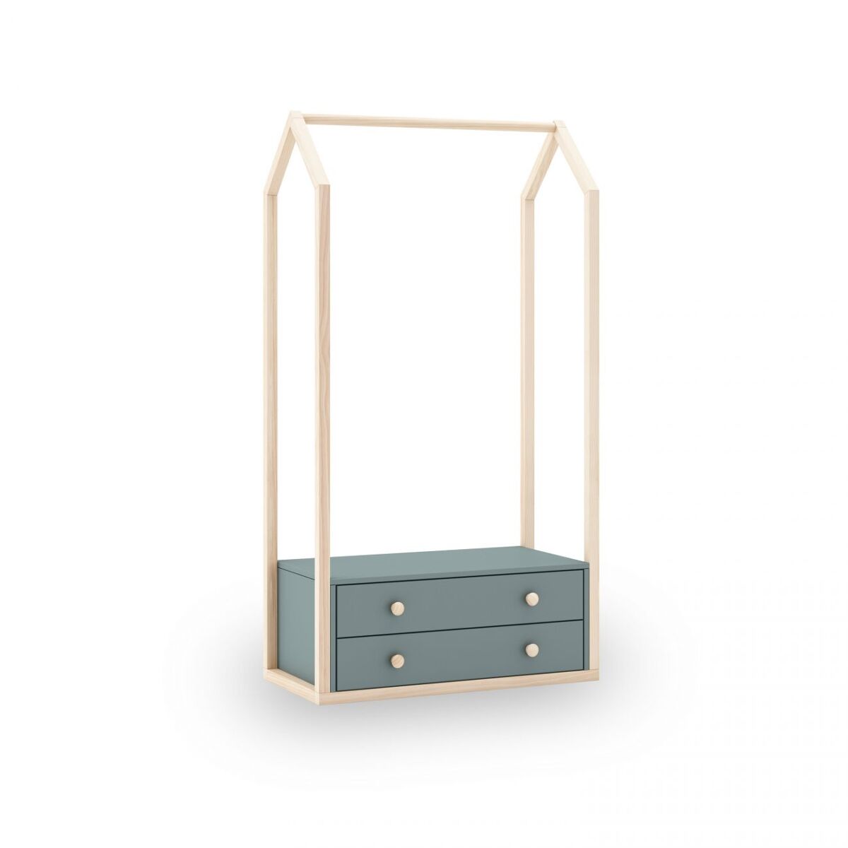 Bengaleiro misty breeze verde salvia - oak 80 x 170 x 40 cm