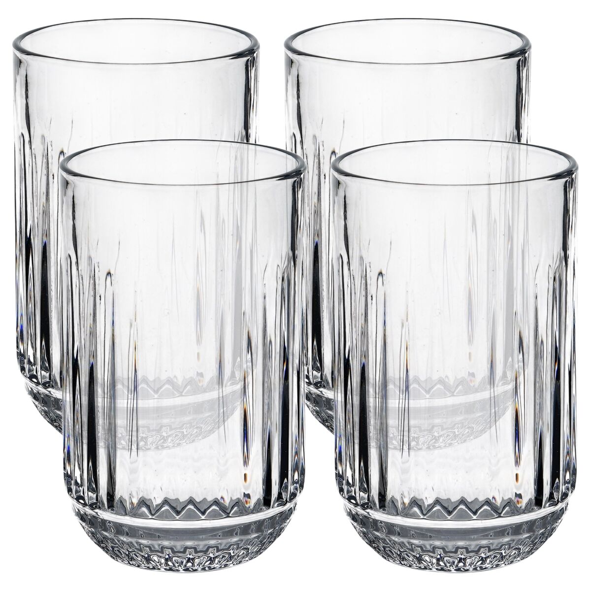 Conjunto de 4 copos de cristal san ignacio de 380ml