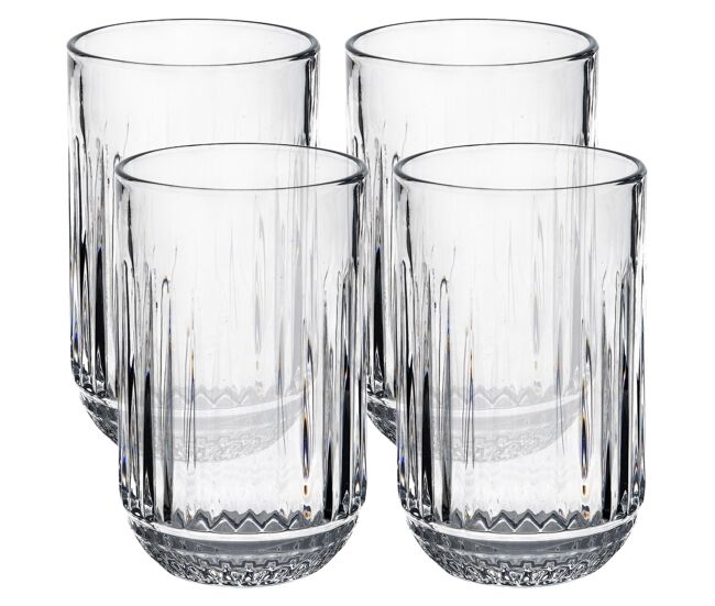 Conjunto de 4 copos de cristal san ignacio de 380ml