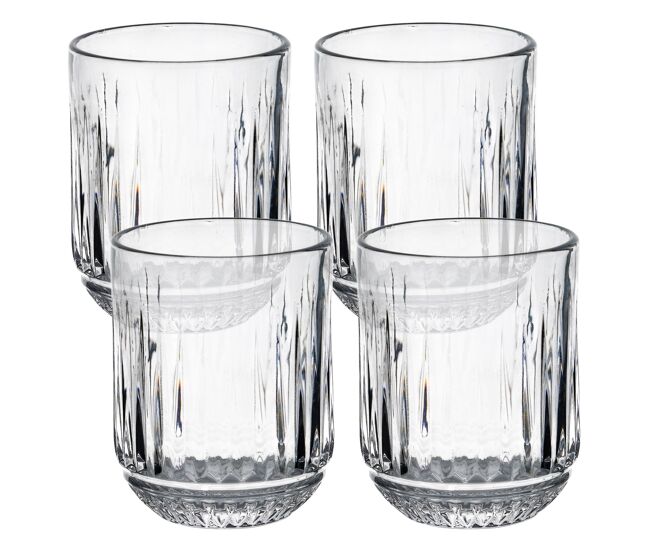 Conjunto de 4 copos de cristal san ignacio de 300ml