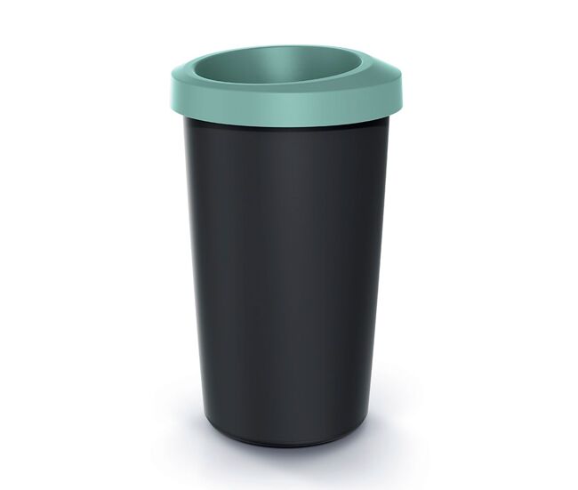 Lixeira de reciclagem de plástico keden de 45 litros