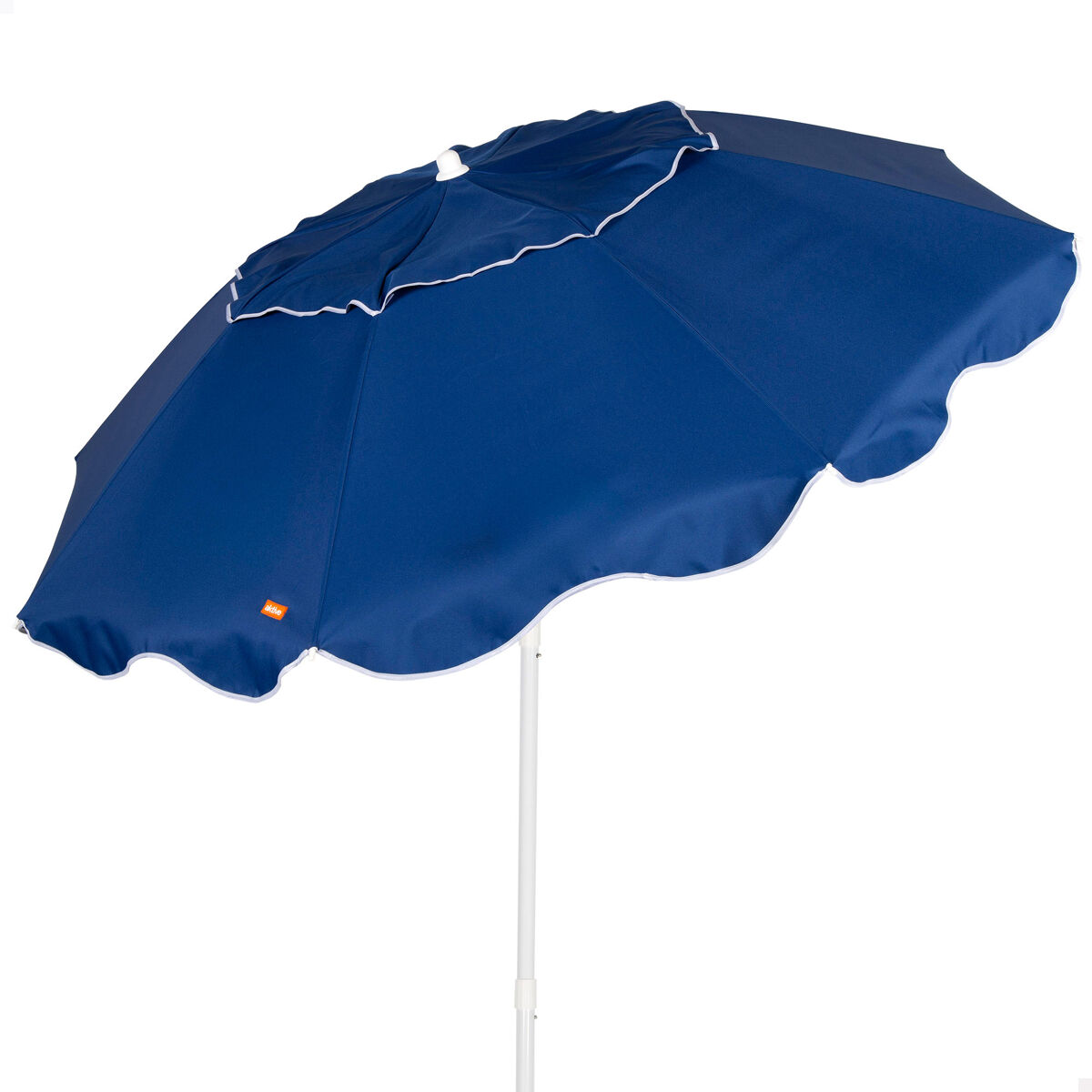 Aktive guarda-sol de praia dobrável compacto 200 cm bleu com 8 varetas