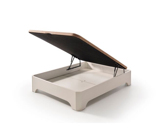 Sofá-cama dobrável matris com pés, elegance branco 200x200 (montagem não necessária)