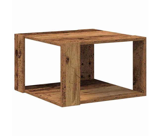 Mesa de centro, mesa baixa, madeira antiga 51,5 x 51,5 x 30 cm