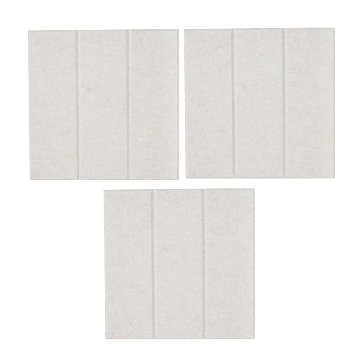Conjunto well home com 3 painéis decorativos de feltro