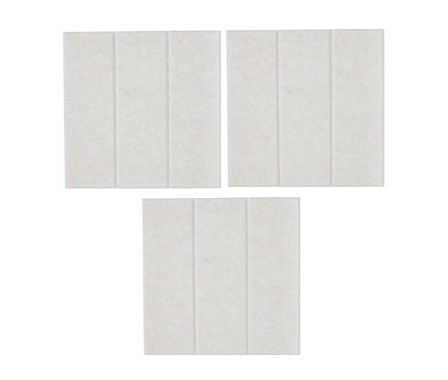Conjunto well home com 3 painéis decorativos de feltro