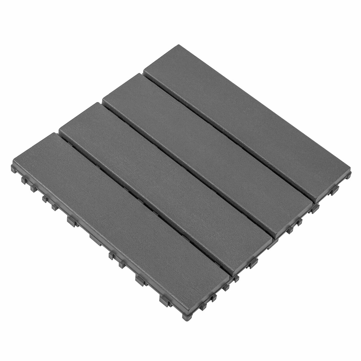 Ladrilhos de plástico encaixáveis para terraços, 30 x 30 cm - 44 peças, sistema modular, impermeáveis, adequados para todas as condições climáticas,
