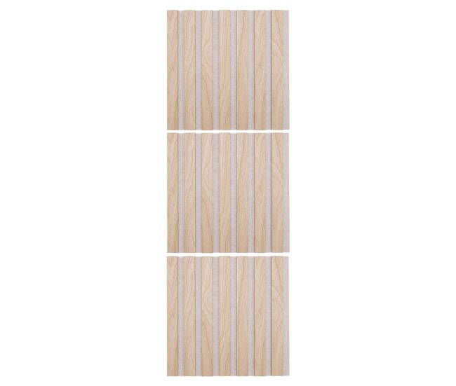 Conjunto de 3 painéis decorativos well home 'colva'