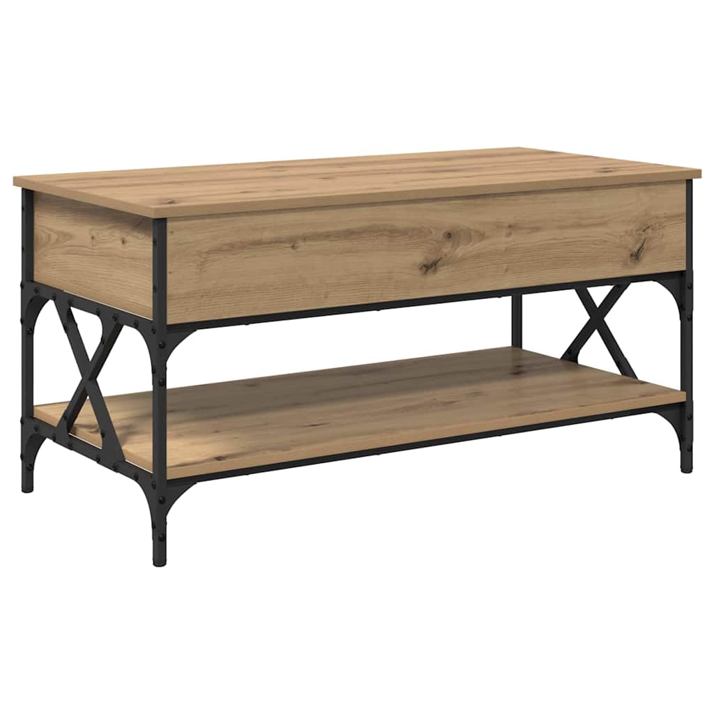 Mesa de centro, mesa baixa, carvalho artesanal 100 x 50 x 50 cm