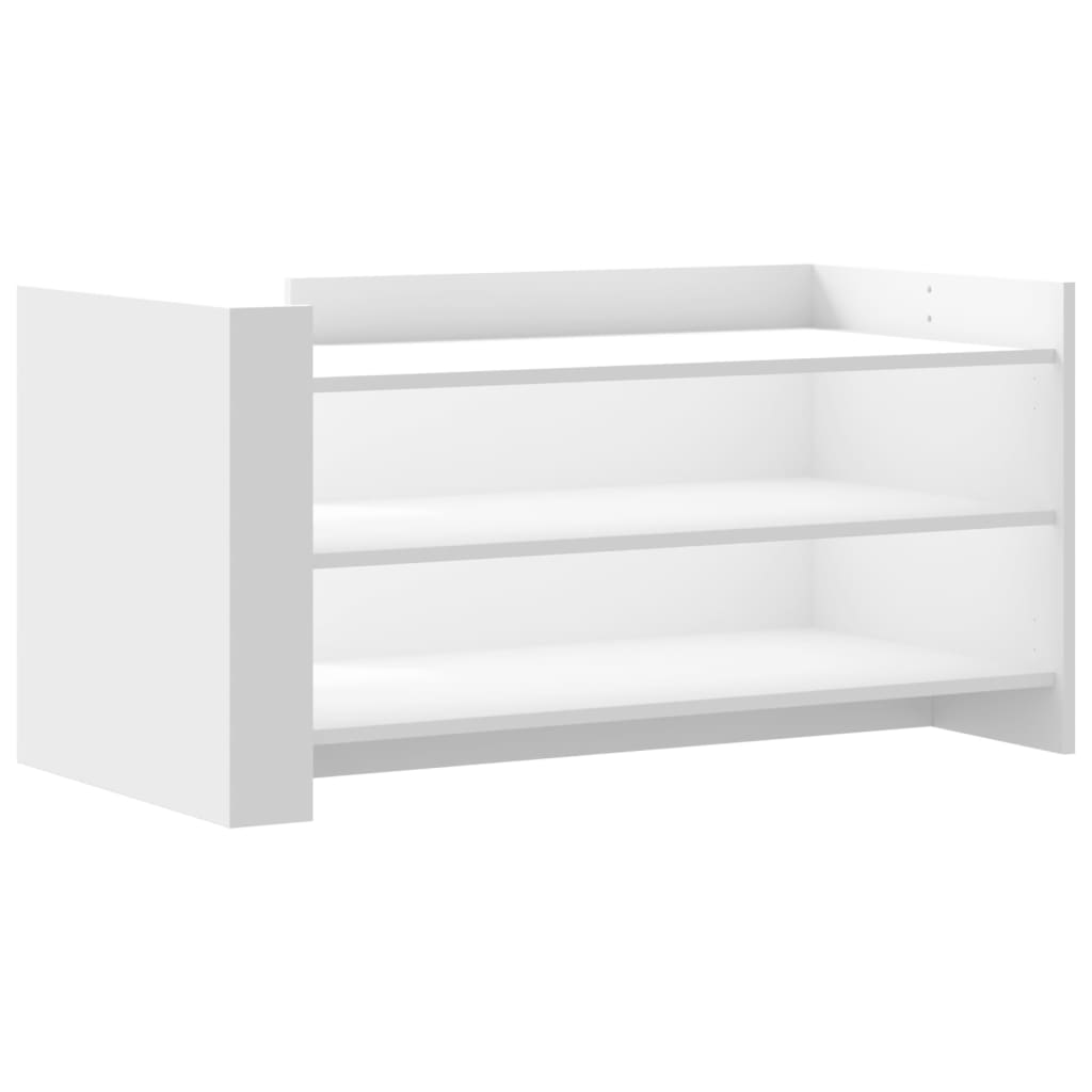 Mesa de centro, mesa baixa, 100x50x50 cm derivados de madeira branco