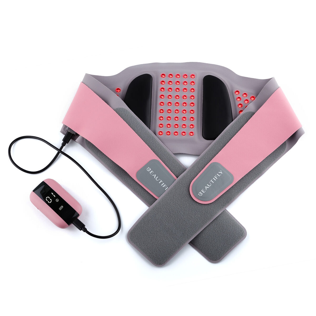 Cinto de massagem vibratório beautifly abs tens sculptor