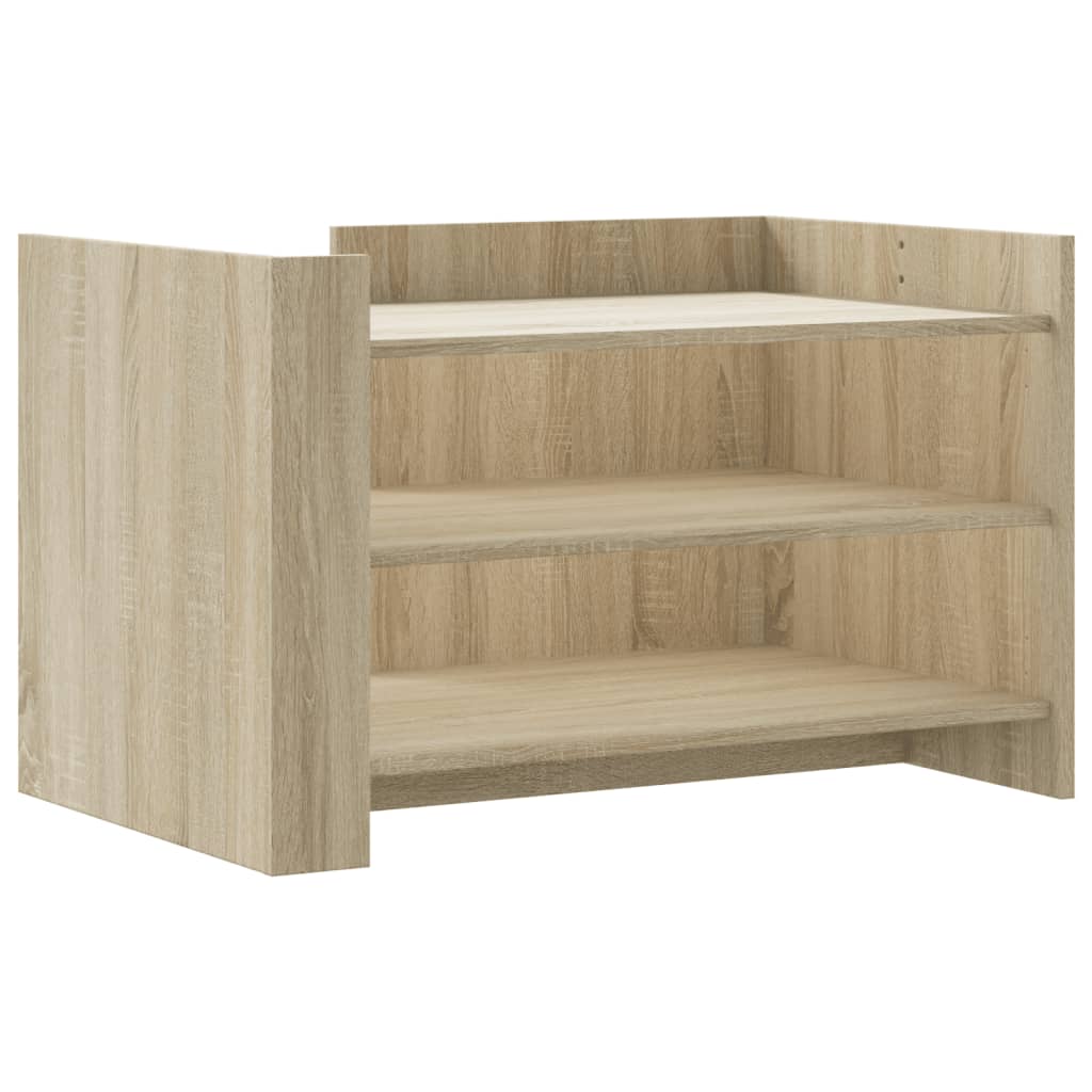 Mesa de centro, mesa baixa, 80x50x50 cm derivados de madeira carvalho sonoma