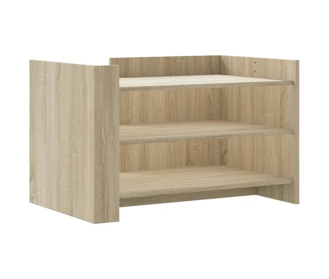 Mesa de centro, mesa baixa, 80x50x50 cm derivados de madeira carvalho sonoma