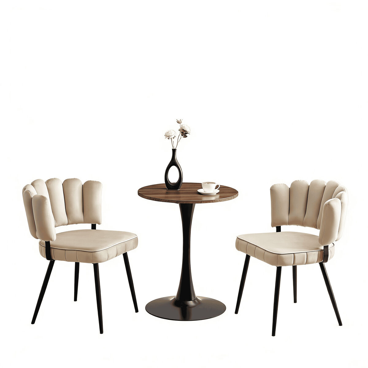Conjunto de mesas e cadeiras de sala de jantar 60x60