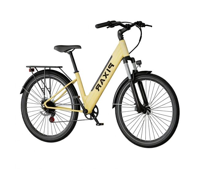 Pixar cruiser 250w 36v 12.8ah 27.5x2 travões de disco amarelo