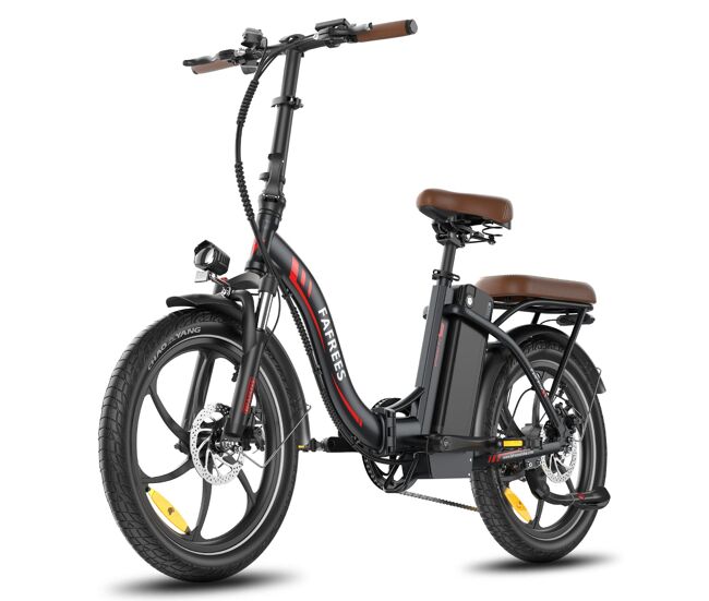 Bicicleta électrique fafrees f20+ pro - motor 250w bateria 36v25ah pneus de 20” travões a disco mecânicos - noir