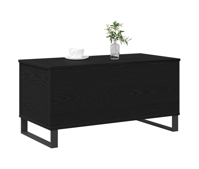 Mesa de centro, mesa baixa, carvalho preto 90 x 44,5 x 45 cm
