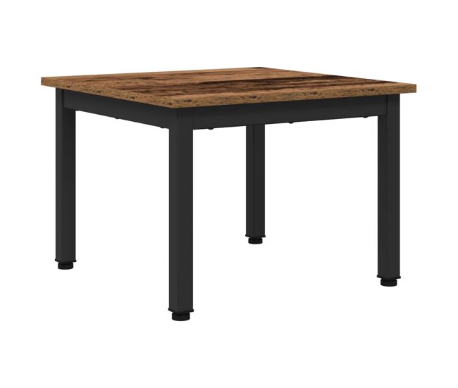 Mesa de centro, mesa baixa, madeira antiga 50 x 50 x 36 cm