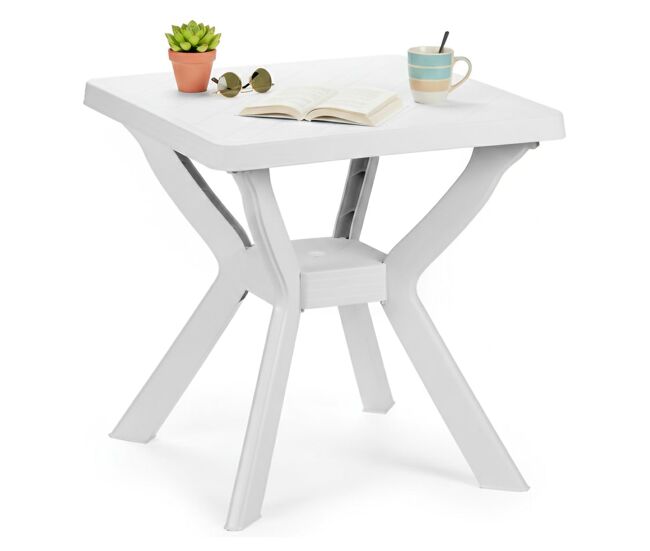 Mesa de exterior 4 lugares em plástico