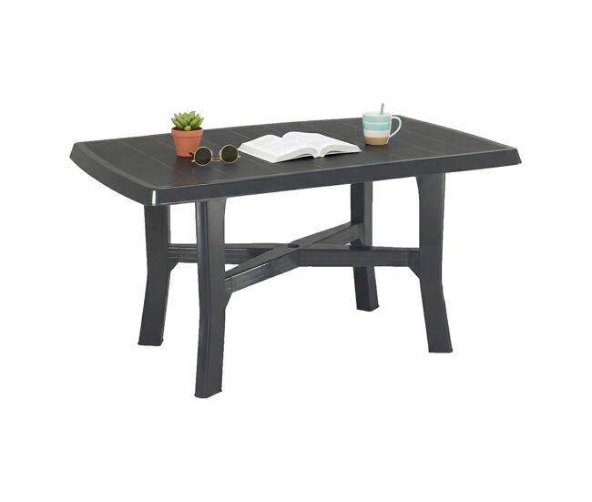 Mesa de exterior 6 lugares em plástico