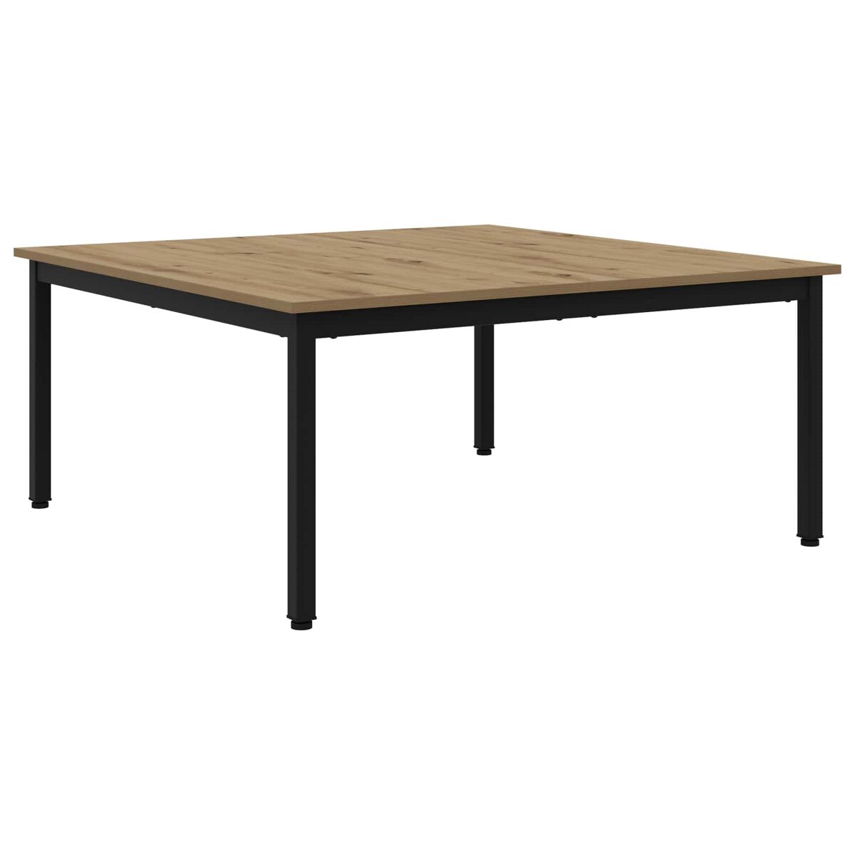 Mesa de centro, mesa baixa, carvalho artesanal 100 x 100 x 45 cm