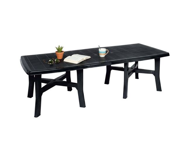 Mesa de exterior para 12 lugares em plástico