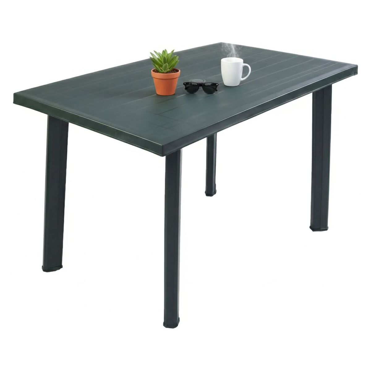 Mesa de exterior 6 lugares em plástico