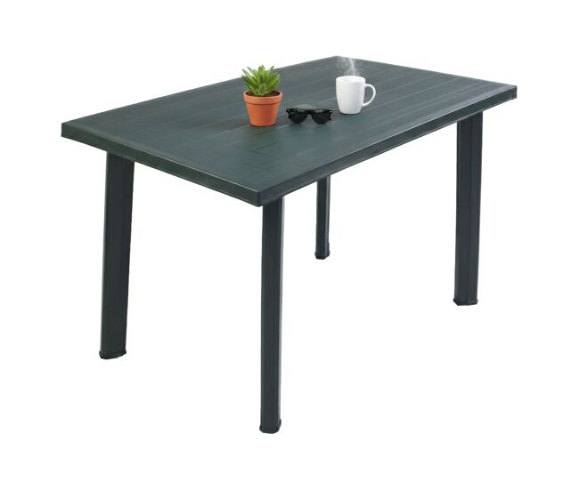 Mesa de exterior 6 lugares em plástico