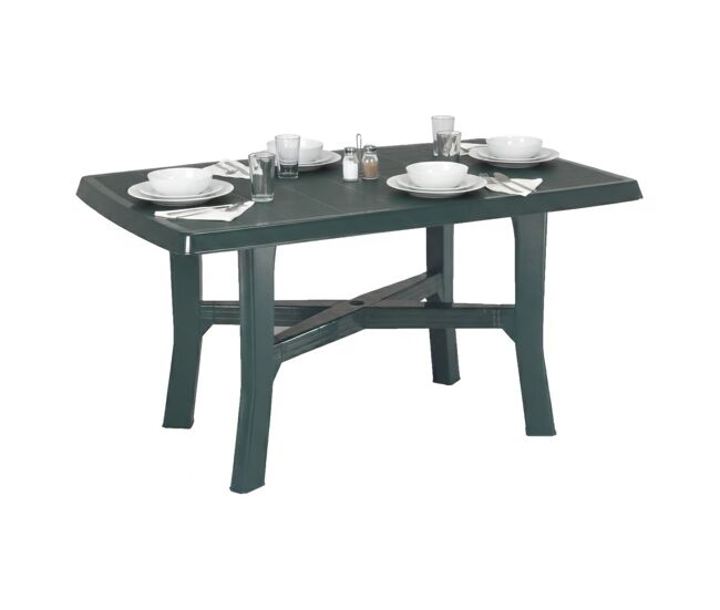 Mesa de exterior 6 lugares em plástico