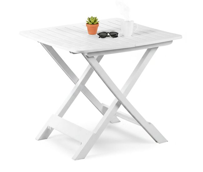 Mesa de exterior 4 lugares em plástico
