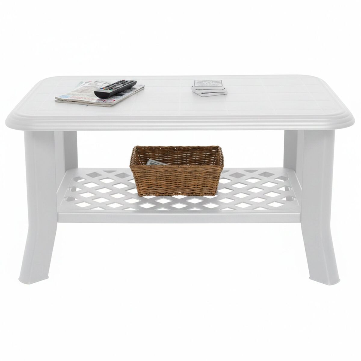 Mesa de exterior 4 lugares em plástico