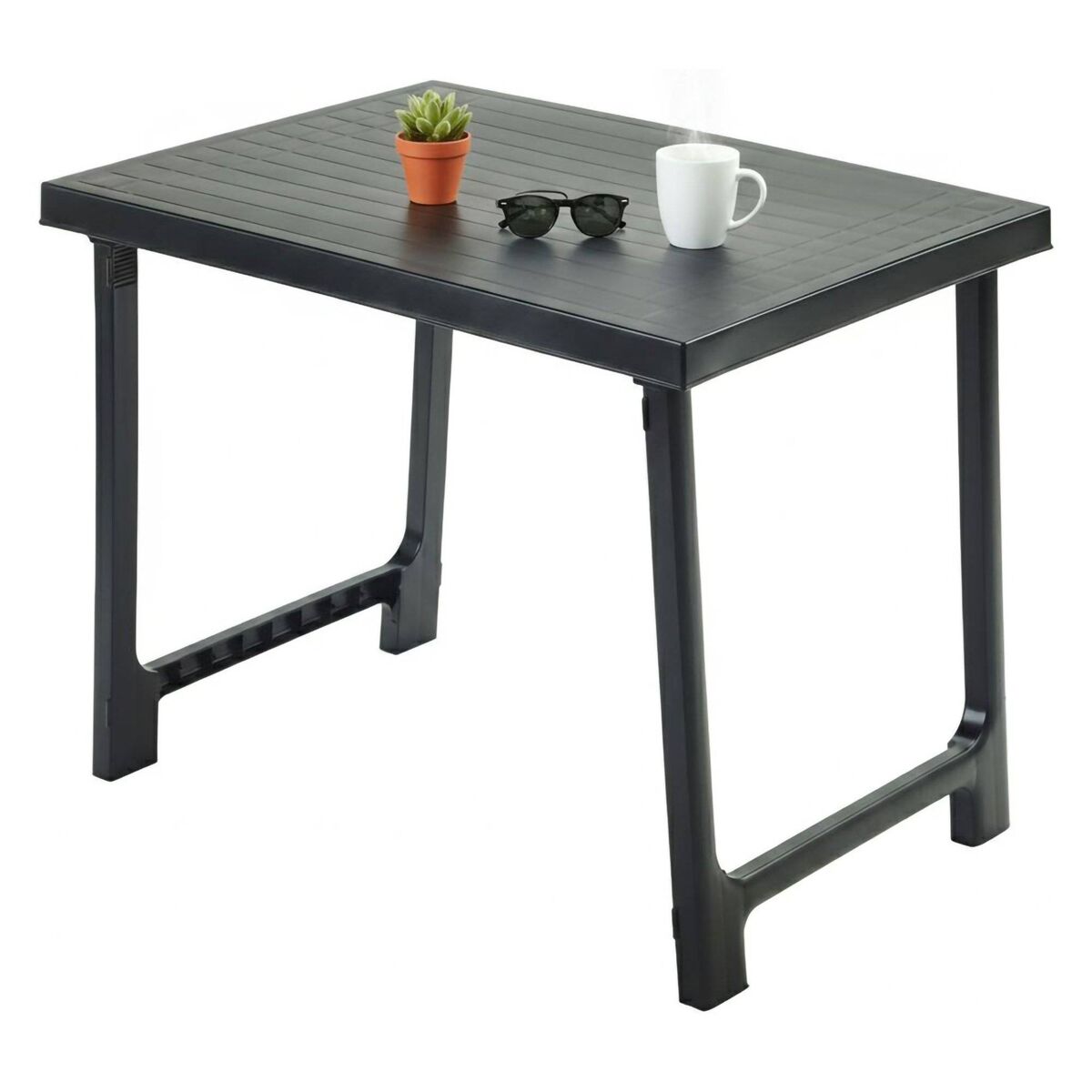 Mesa de exterior 6 lugares em plástico