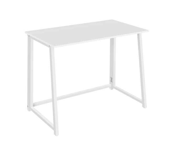 Secretária de computador máximo 40x80 cm, branco/branco