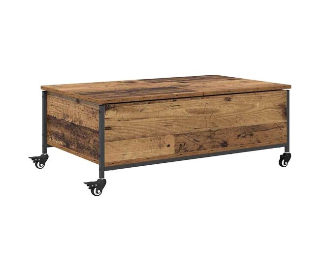 Mesa de centro, mesa baixa, madeira antiga 91 x 55 x 32 cm