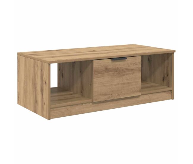 Mesa de centro, mesa baixa, com gaveta carvalho artesanal 102 x 50 x 36cm