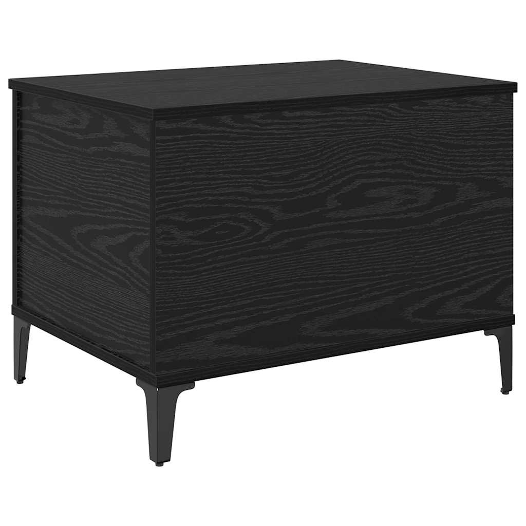 Mesa de centro, mesa baixa, carvalho preto 60 x 44,5 x 45 cm