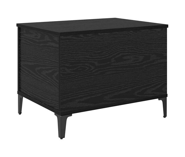 Mesa de centro, mesa baixa, carvalho preto 60 x 44,5 x 45 cm