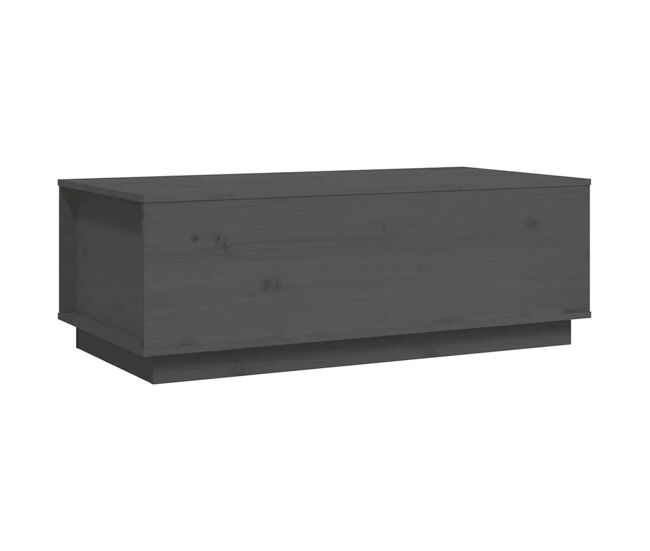 Mesa de centro, mesa baixa, 100x50x35 cm pinho maciço cinza