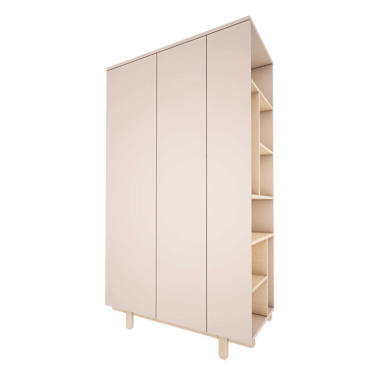 Roupeiro 2 portas wood luck romy cachemira
