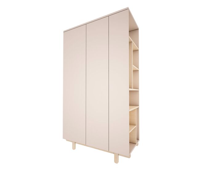 Roupeiro 2 portas wood luck romy cachemira