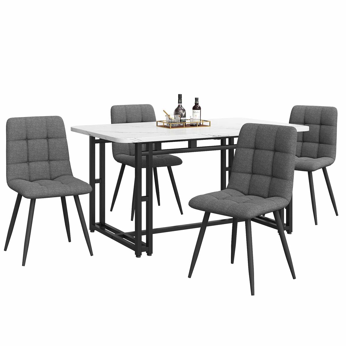 Conjunto de mesas e cadeiras de sala de jantar