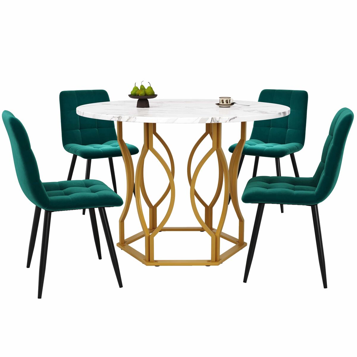 Conjunto de mesas e cadeiras de sala de jantar
