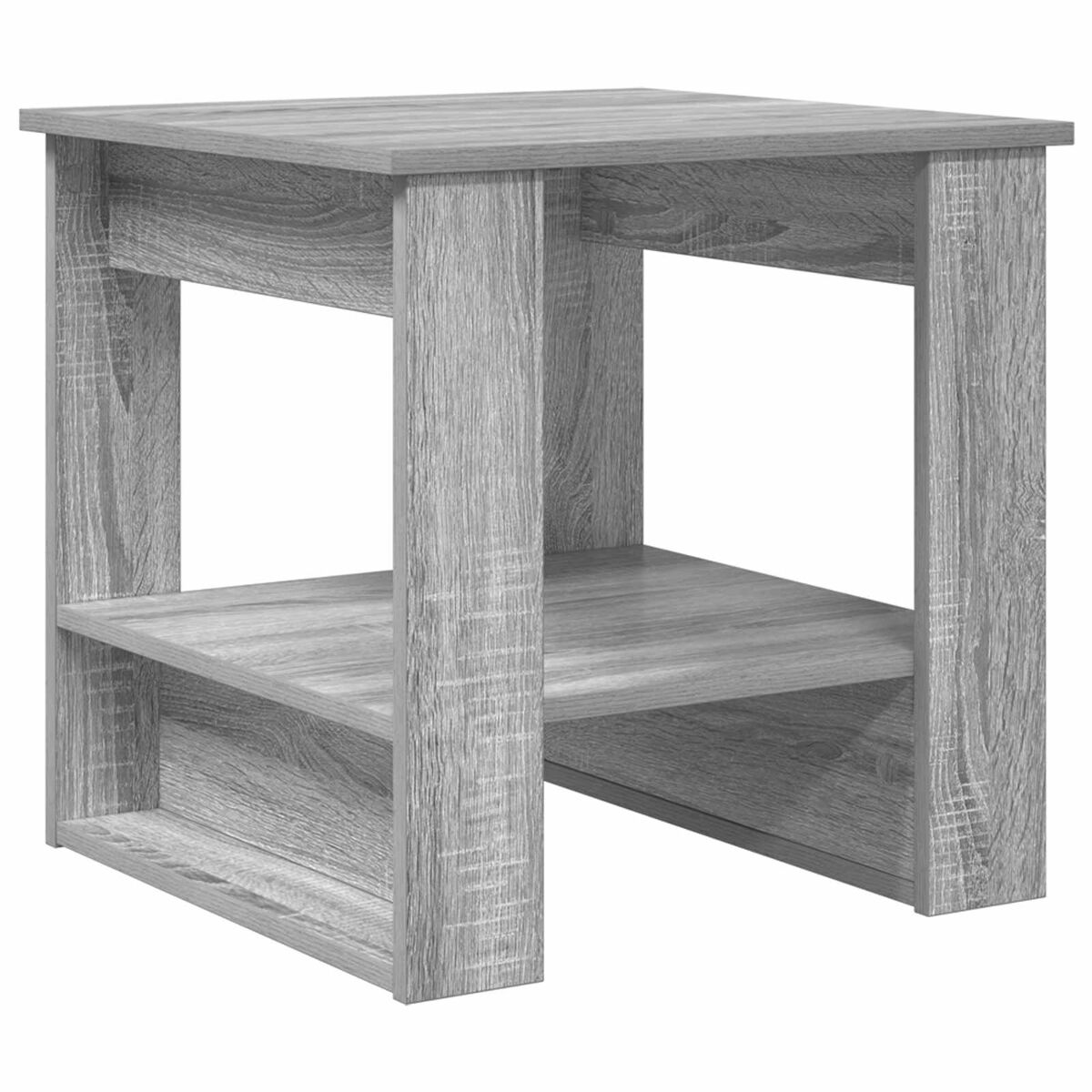 Mesa de centro, mesa baixa, cinza sonoma 51 x 50 x 50 cm madeira processada